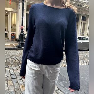 Brandy Melville Stella Sweater in Navy